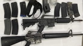 נשקים שנתפסו, צילום: דוברות המשטרה